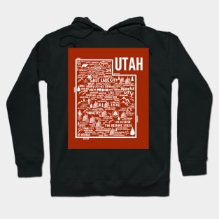 Utah Map Hoodie